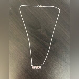 Sterling silver SIREN necklace.